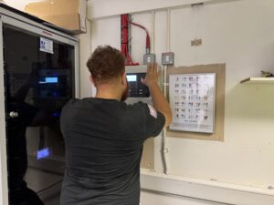 Fire Alarm Panel Installed By Premier Security & Electrical Services Telford